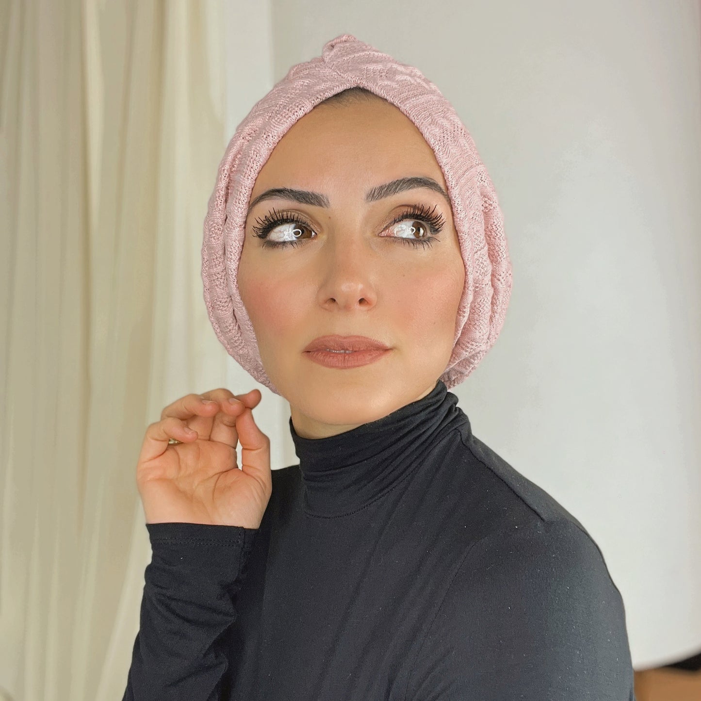 Emna knitted powder pink