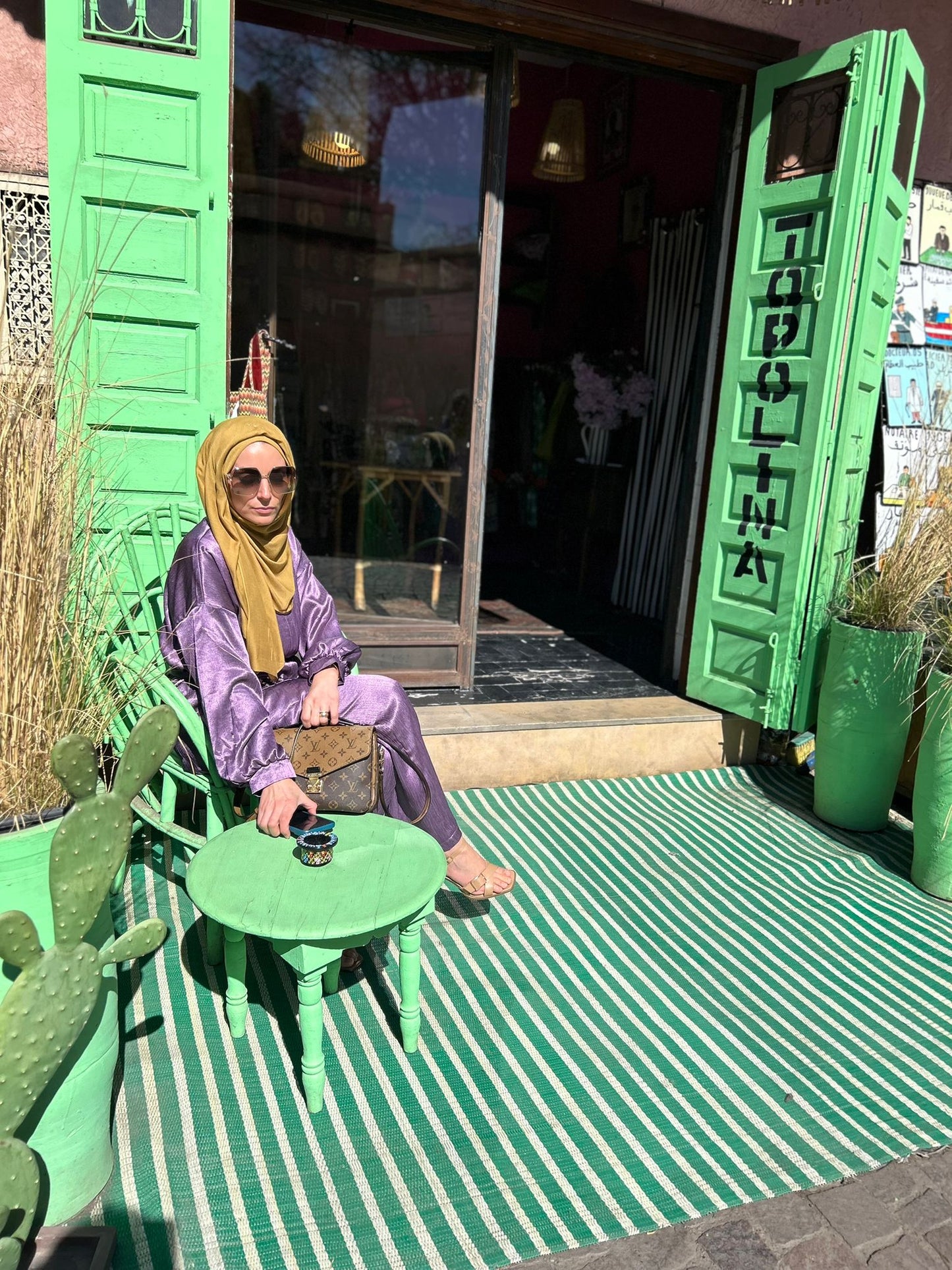 Alaia twinset purple