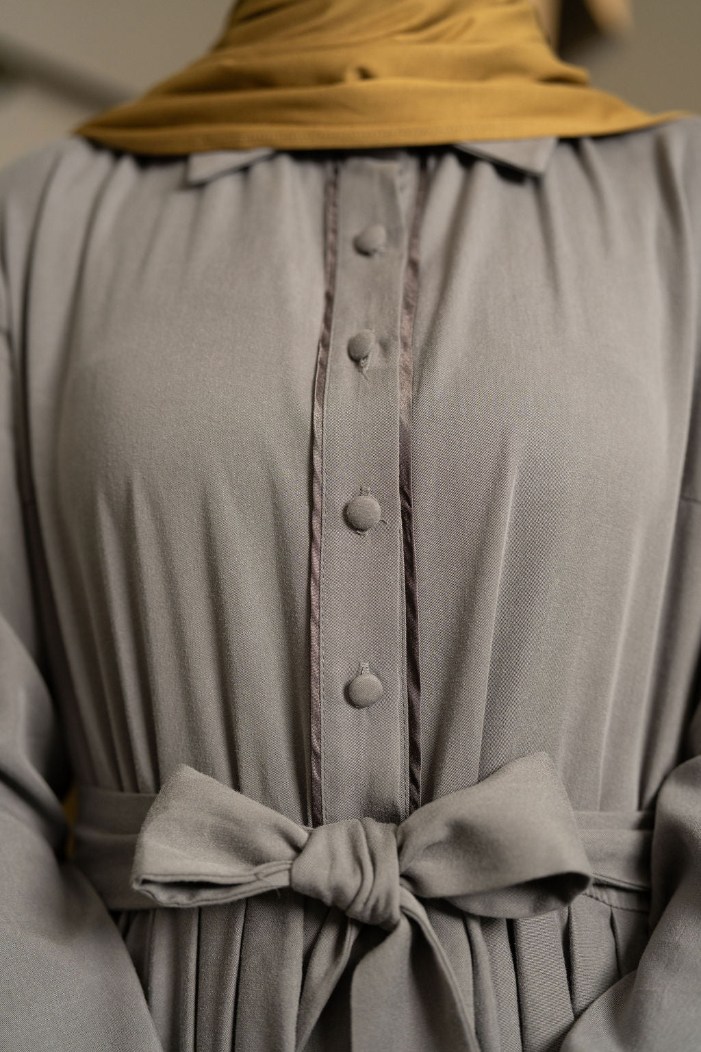 Soft viscose flow dress - Gray