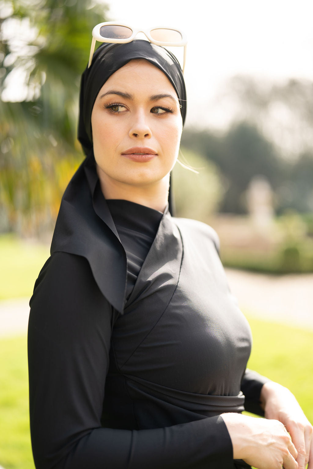 Swim turban - Black