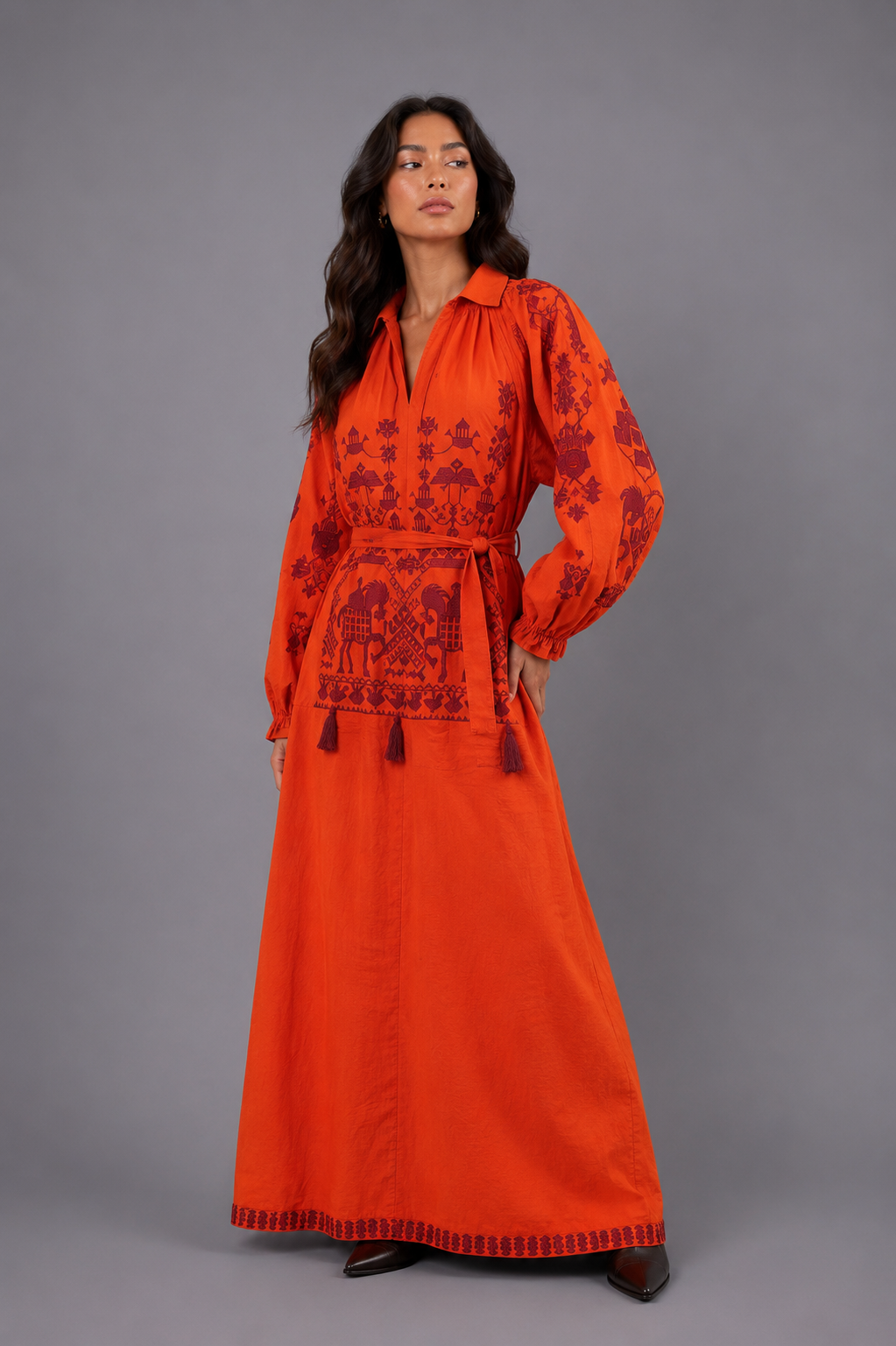 Cotton Dress - Orangeade