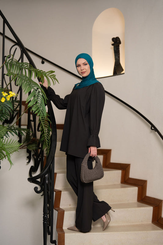 Travel jersey trousers- Anthracite