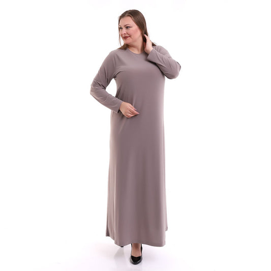 Basic dress Taupe