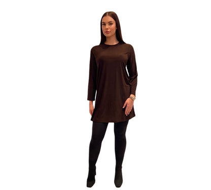 Basic tunic brown