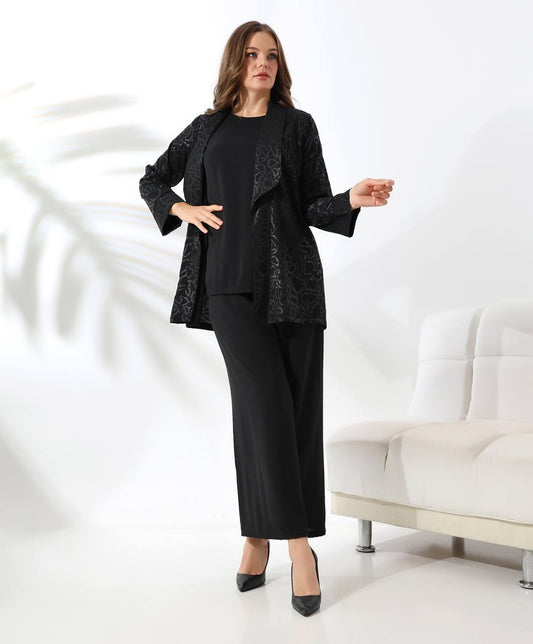 Blazer jaquard black