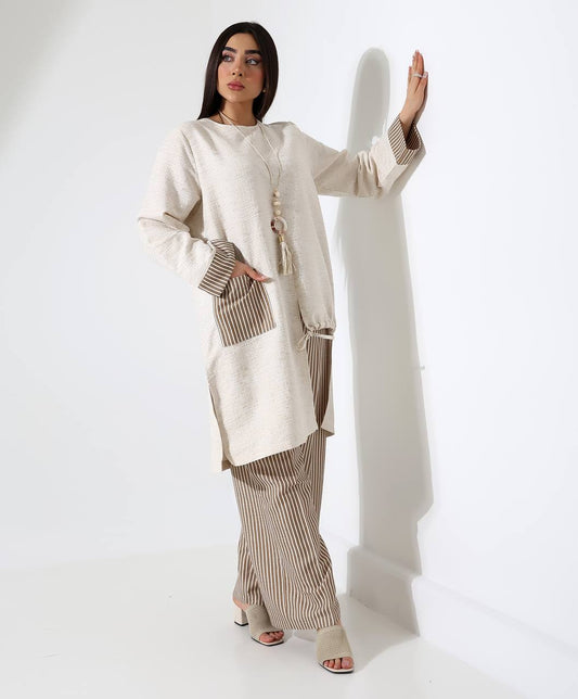 Aya twin set Brown