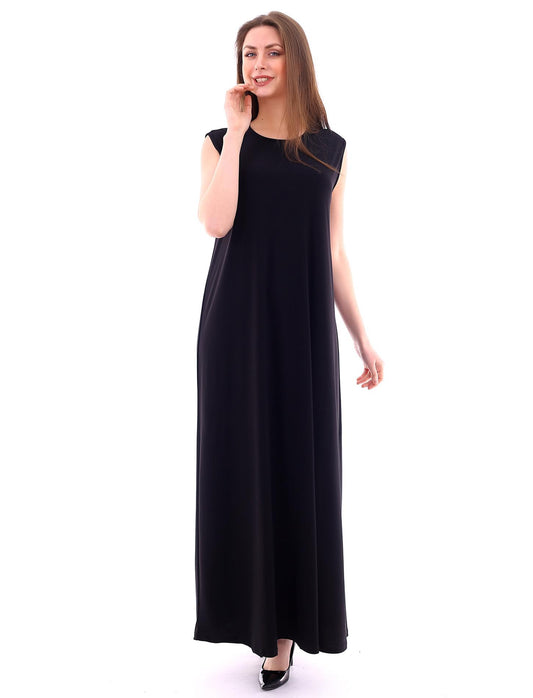 Basic dress sleeveless black