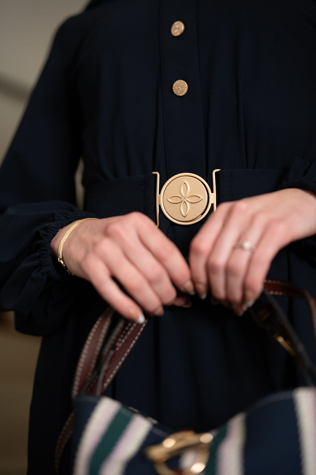 Travel jersey dress - Deep navi