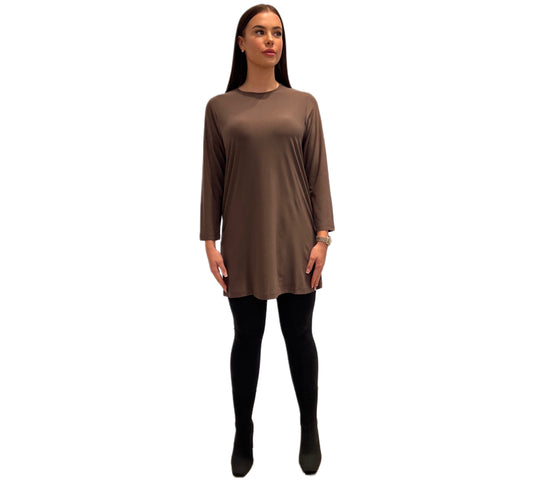 Basic tunic Taupe