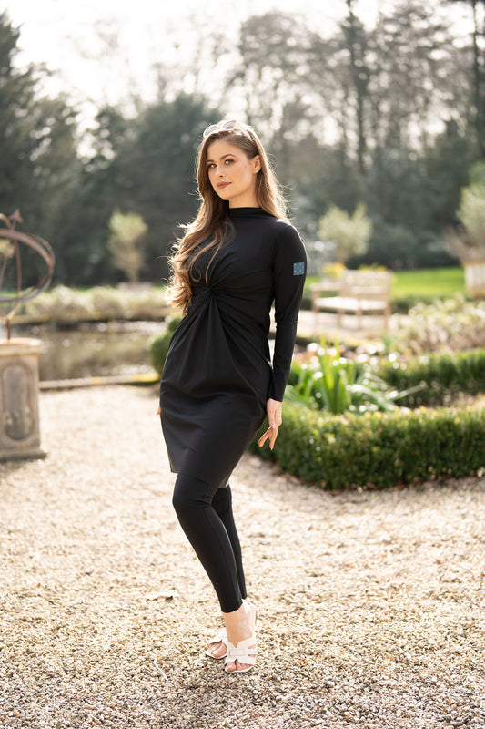 Defne swim tunic - Black