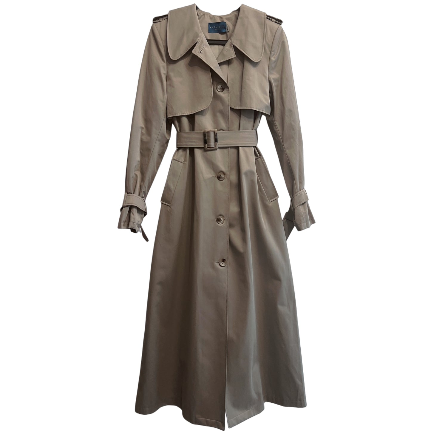 Maxi trenchcoat beige