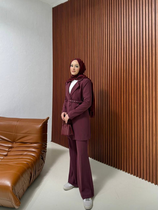 Duha set maroon