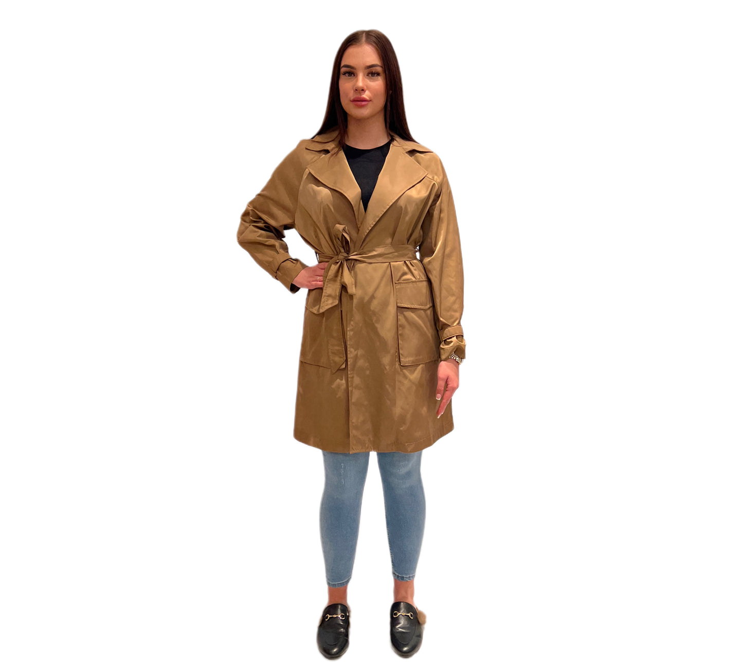 Rain coat bronze