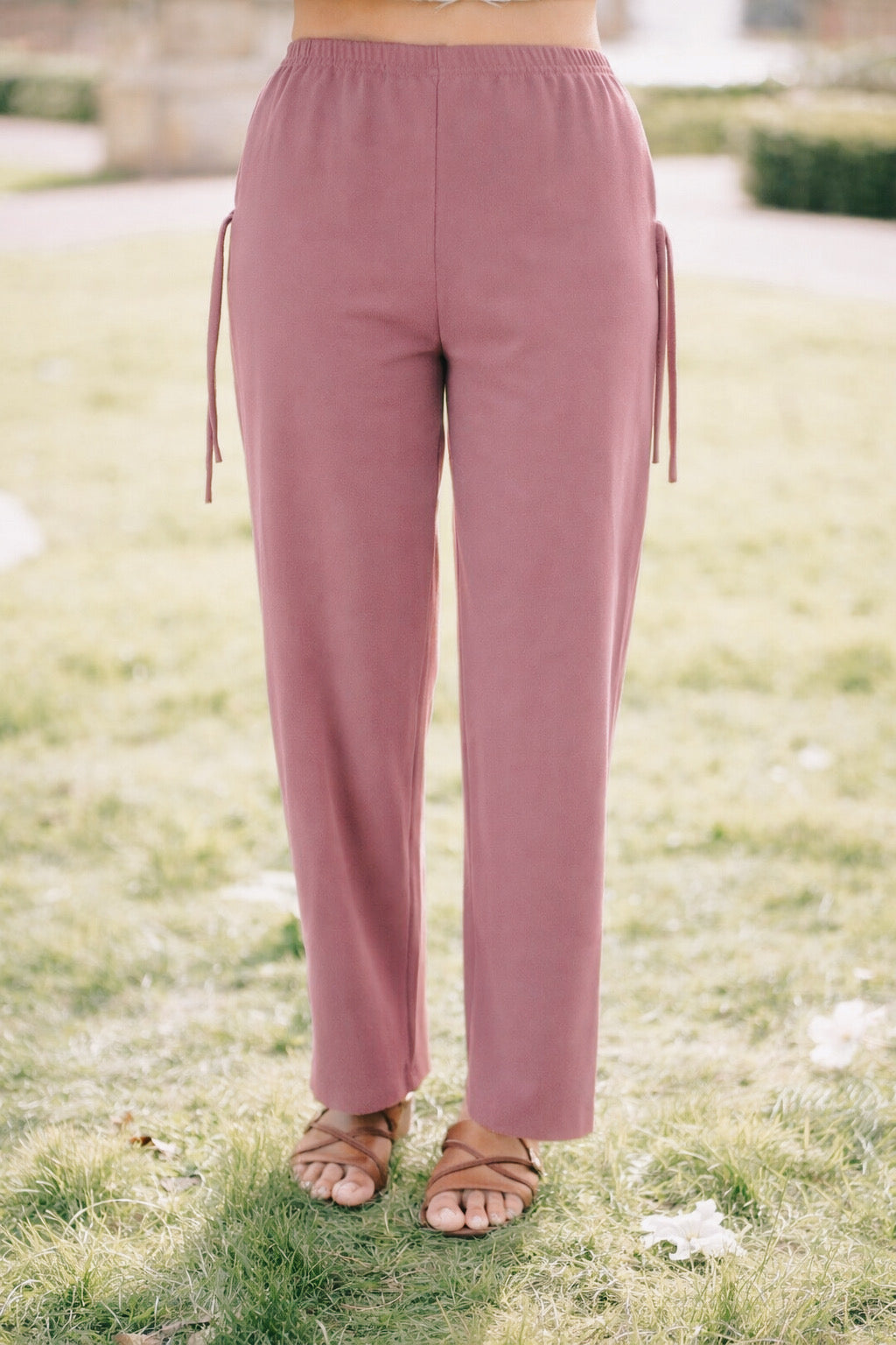 Loose-fit swim trousers - Old Rose