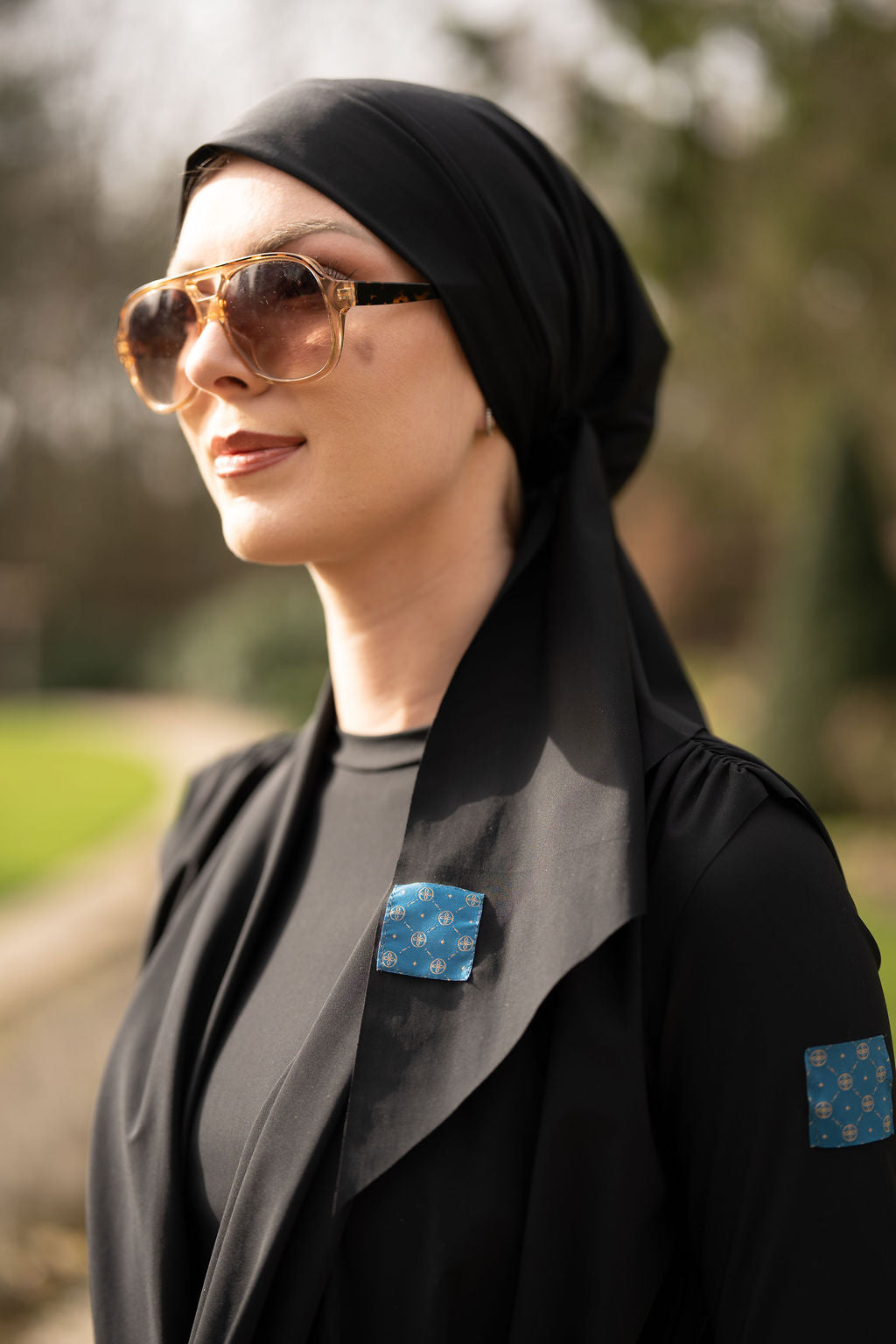 Swim turban - Black