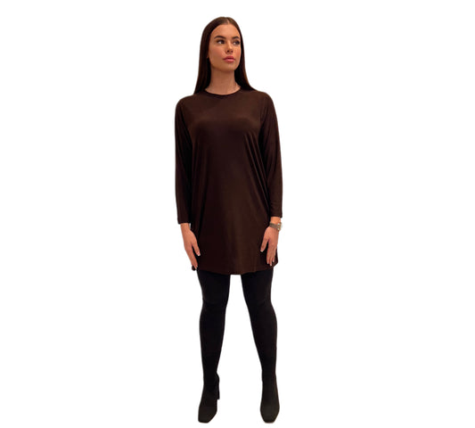 Basic tunic brown