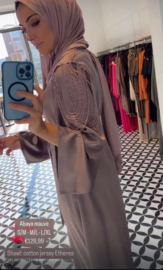 Abaya mauve