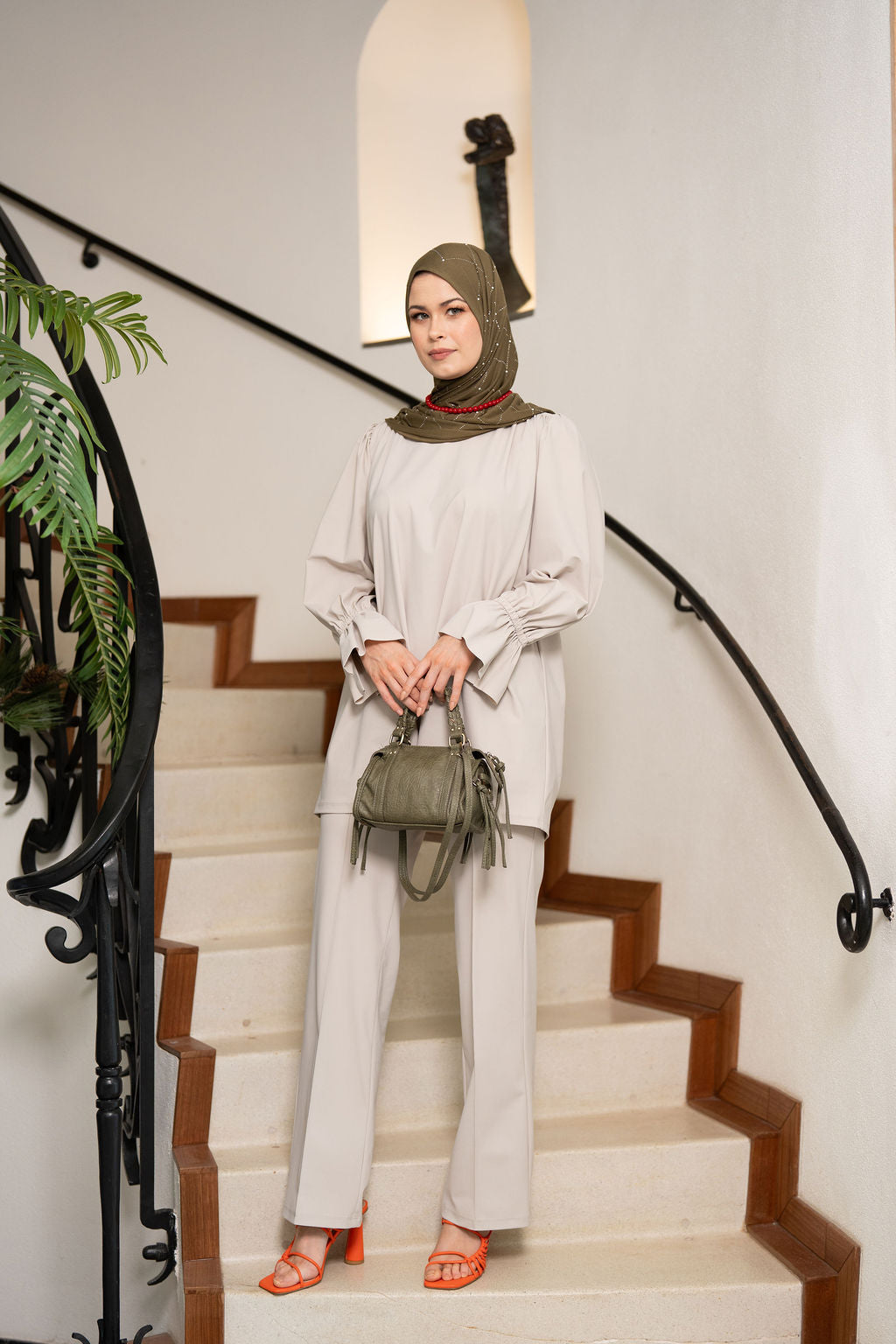 Travel Jersey tunic - Stone