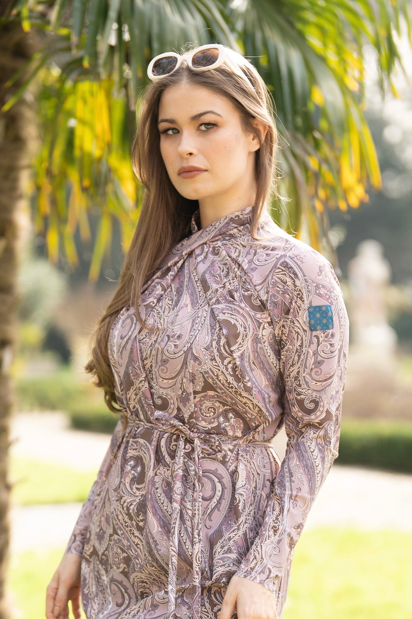 Mia swim tunic /maxi length - Baroque
