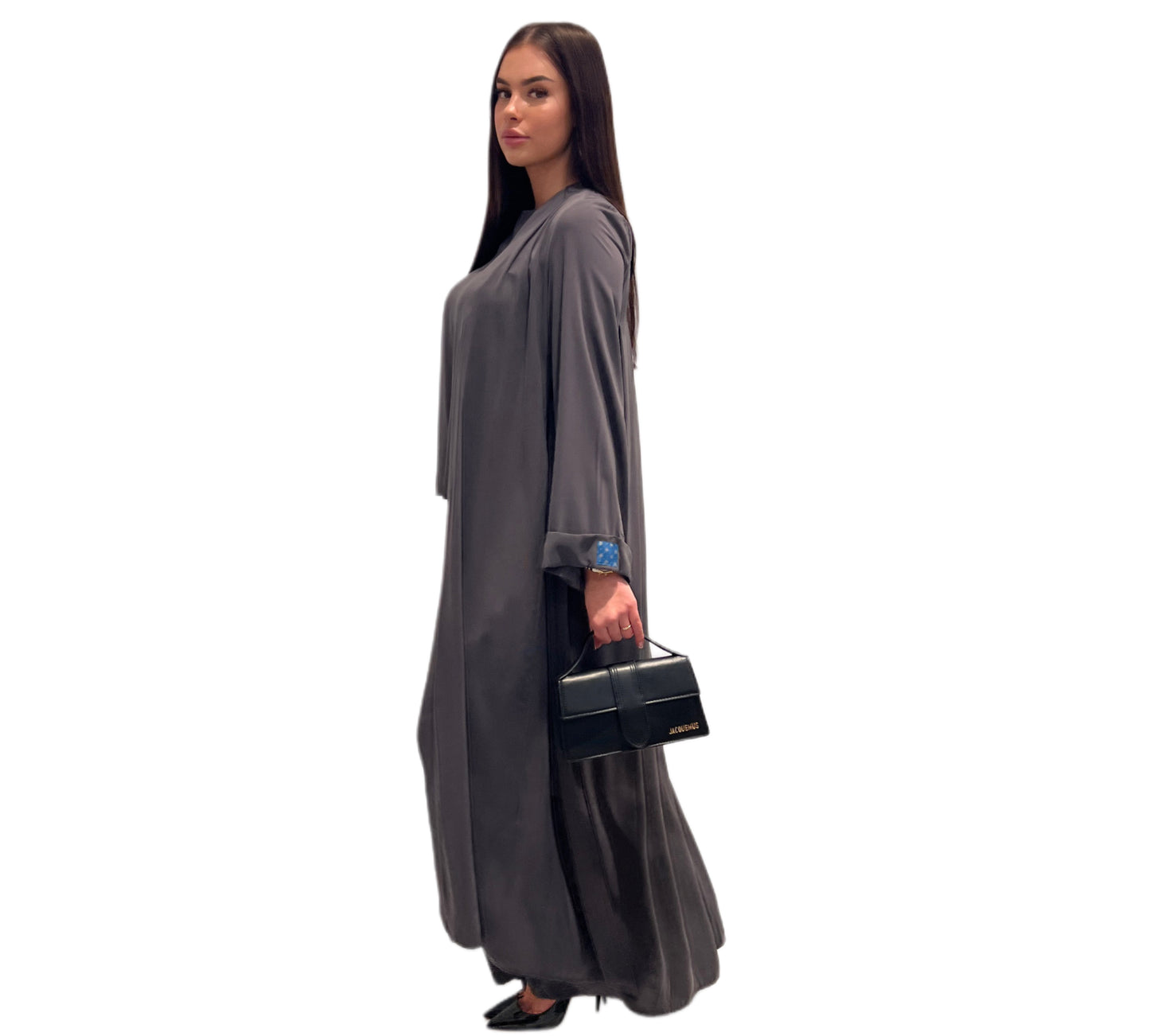 Abaya three piece anthracite