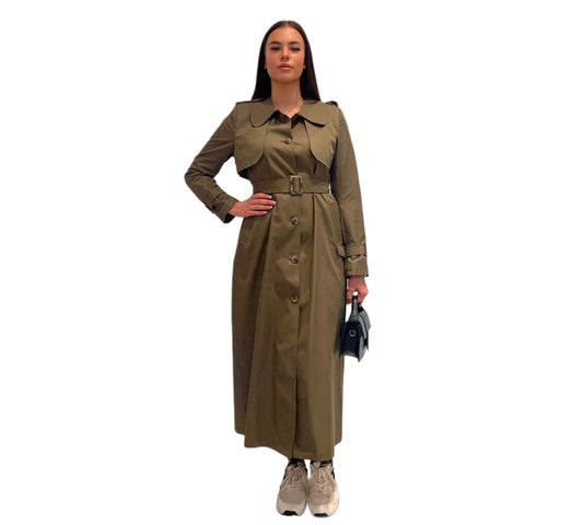 Maxi Trench coat Khaki