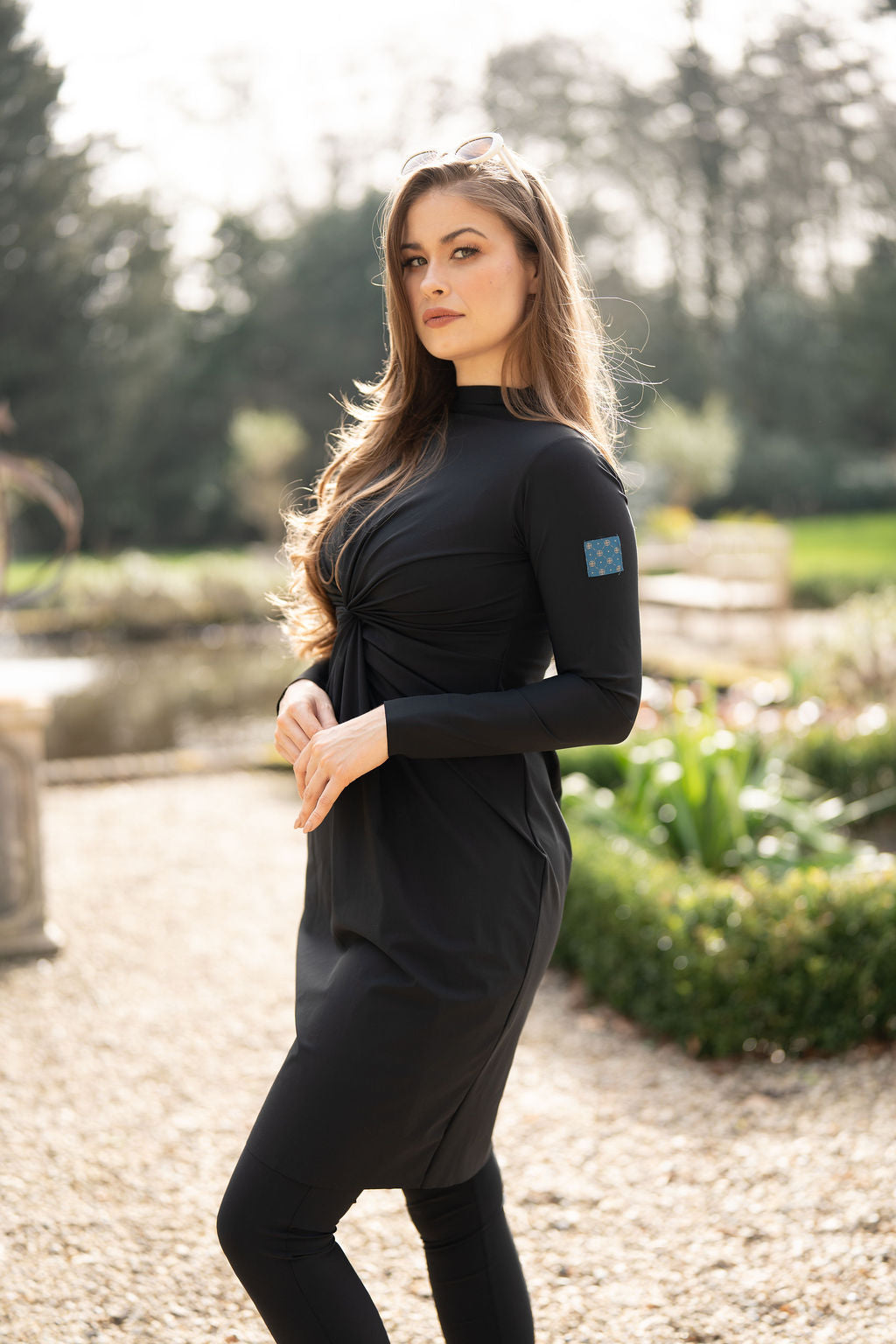 Defne swim tunic - Black