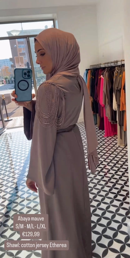 Abaya mauve