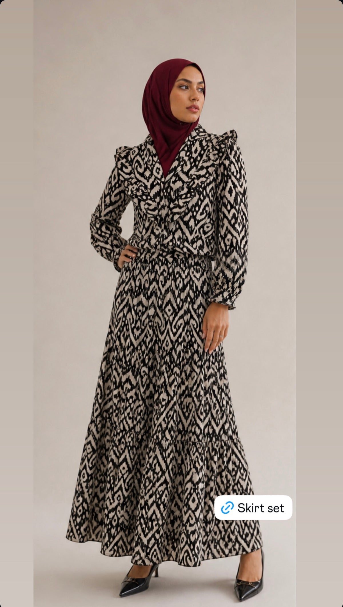 Skirt set