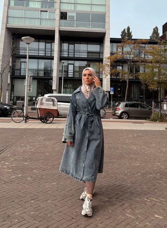 Jeans trenchcoat