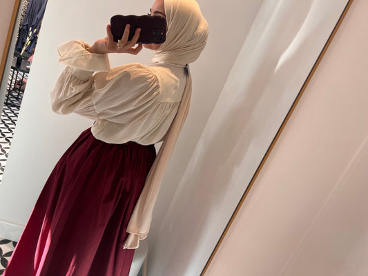 Blouse crème