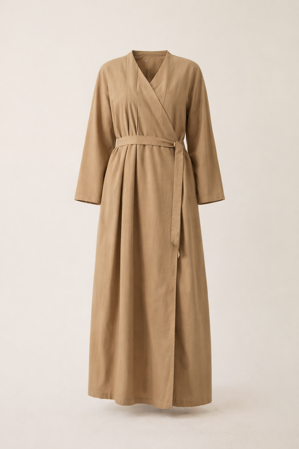 Wrap maxi dress - Sand