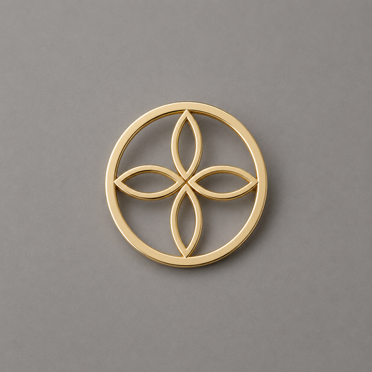 The emblem brooch- Gold
